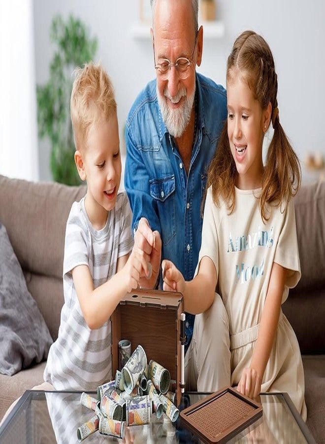 rhonnium صندوق توفير المال من الرونيوم بقيمة 1 لاخ مع أرقام (19 سم × 8.7 سم × 15 سم) - Image 5